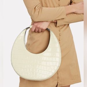 Staud Moon Leather Shoulder Bag